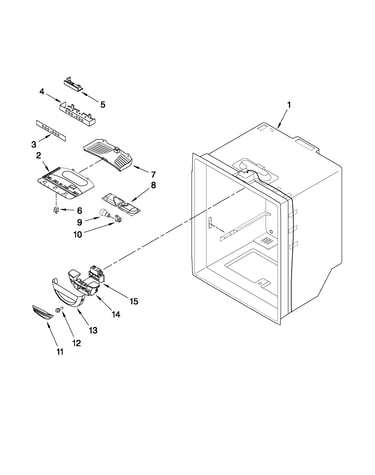 Refrigerator liner parts