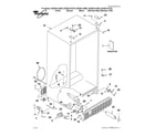 Whirlpool GD2SHAXNB00 cabinet parts diagram