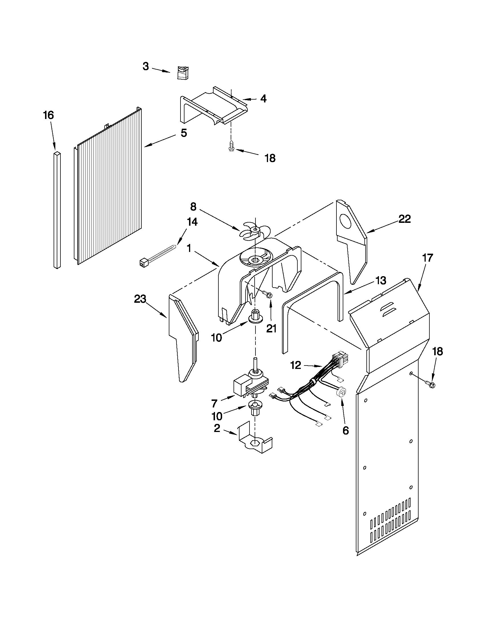 Air flow parts