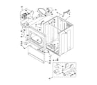 Whirlpool WGD5700XW1 cabinet parts diagram