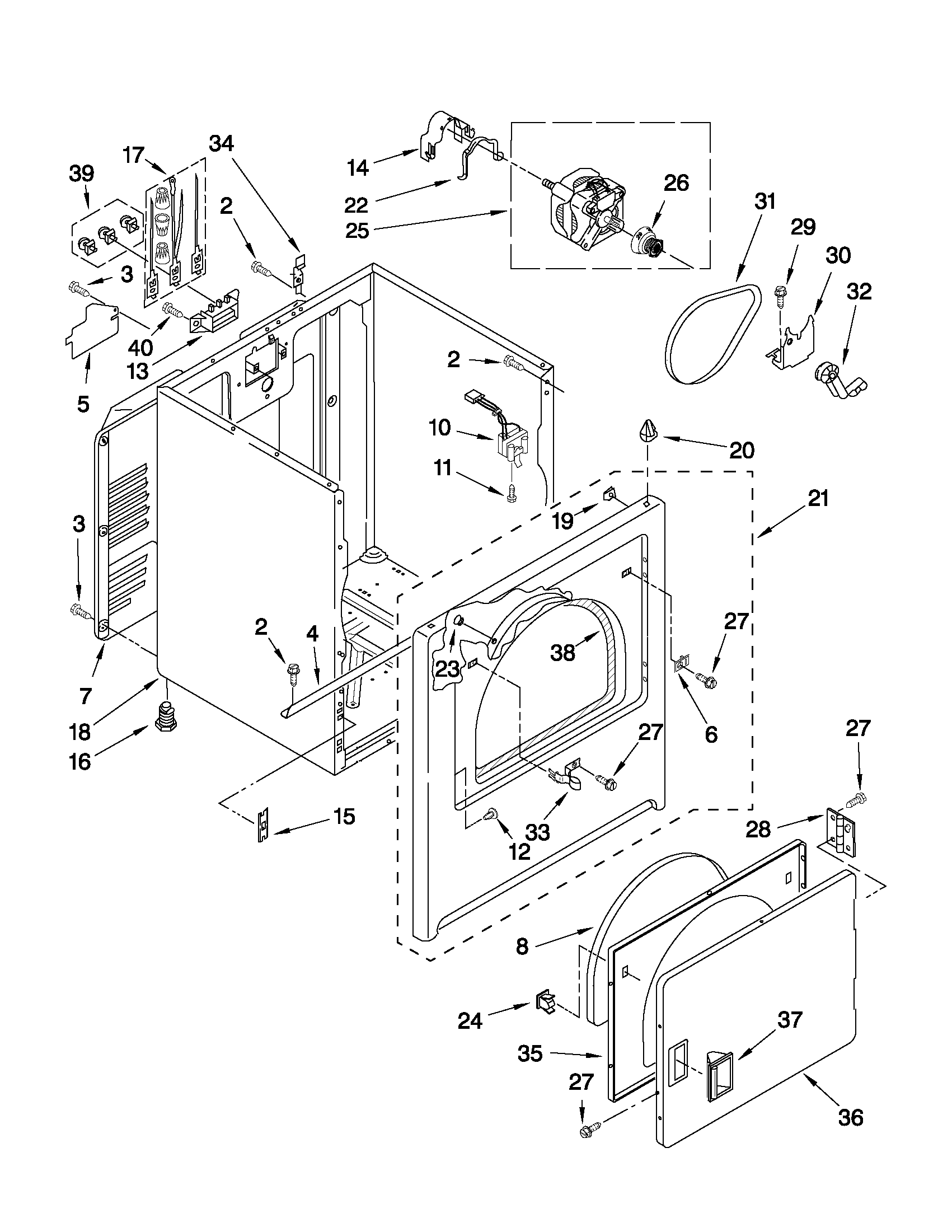 Cabinet parts
