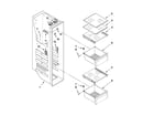 Ikea ISC23CNEXW00 freezer liner parts diagram