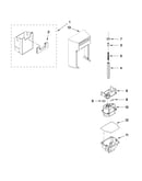 Motor and ice container parts
