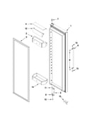 Refrigerator door parts