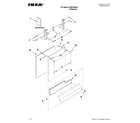 Ikea IUD9750WS4 door and panel parts diagram