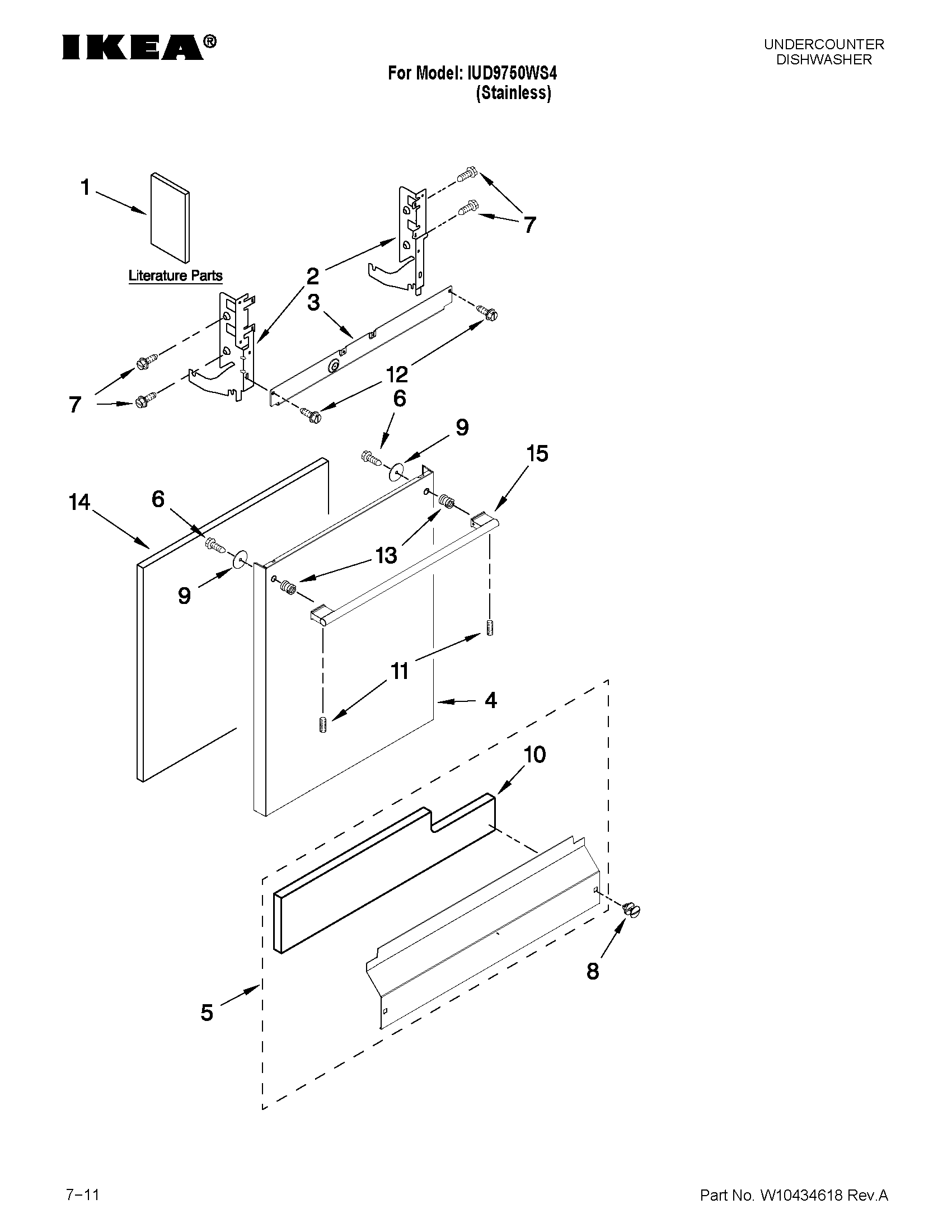 Door and panel parts