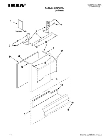 Door and panel parts