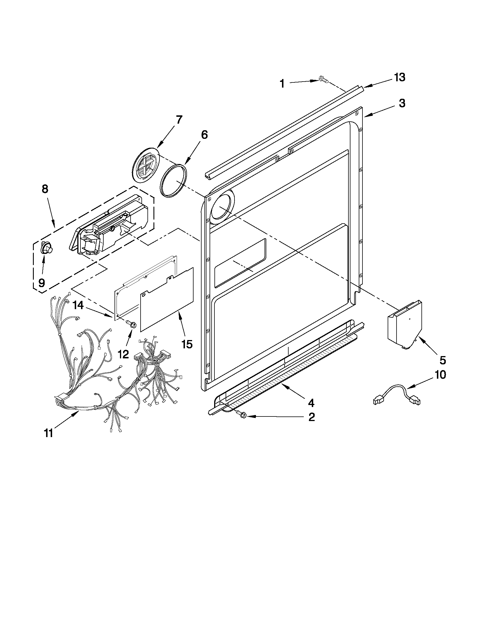 Inner door parts