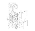 Ikea IUD9750WS4 tub and frame parts diagram