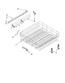 Upper rack and track parts