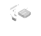 Ikea IUD9750WS4 lower rack parts diagram