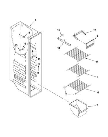 Freezer liner parts