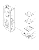 Freezer liner parts