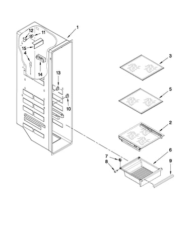Freezer liner parts