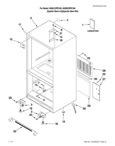 Cabinet parts