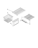 Freezer shelf parts