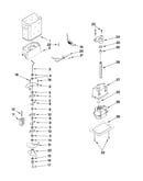 Motor and ice container parts