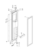 Freezer door parts