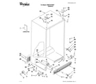 Whirlpool ED5FVGXWS07 cabinet parts diagram