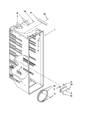 Refrigerator liner parts