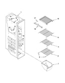 Freezer liner parts