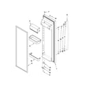 Whirlpool ED5FVGXWS07 refrigerator door parts diagram