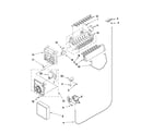 Whirlpool ED5FVGXWS07 icemaker parts diagram