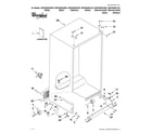 Whirlpool WSF26D4EXL02 cabinet parts diagram