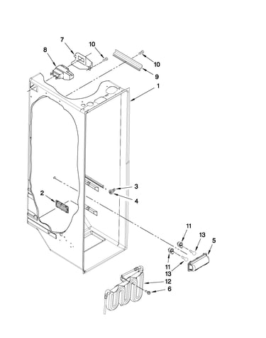 Refrigerator liner parts