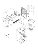 Dispenser front parts