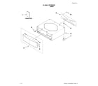 Whirlpool XHP1000XW0 cabinet parts diagram