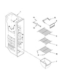 Freezer liner parts