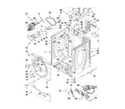 Maytag MDG22PNAGW0 cabinet parts diagram