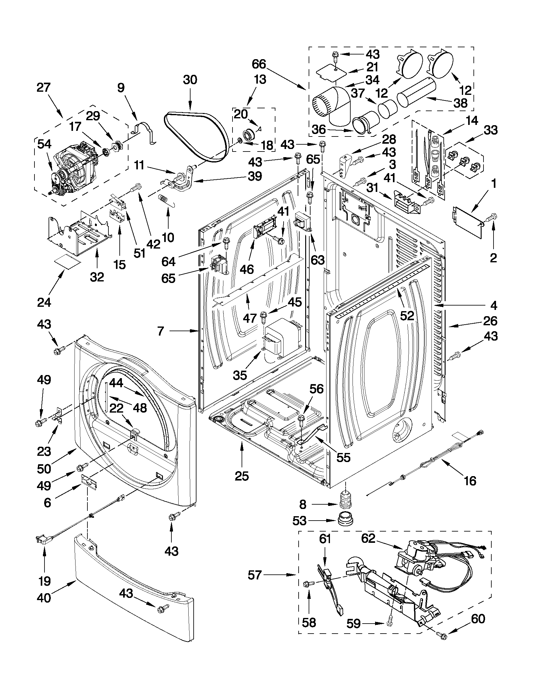 Cabinet parts