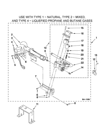 W10096909 burner assembly
