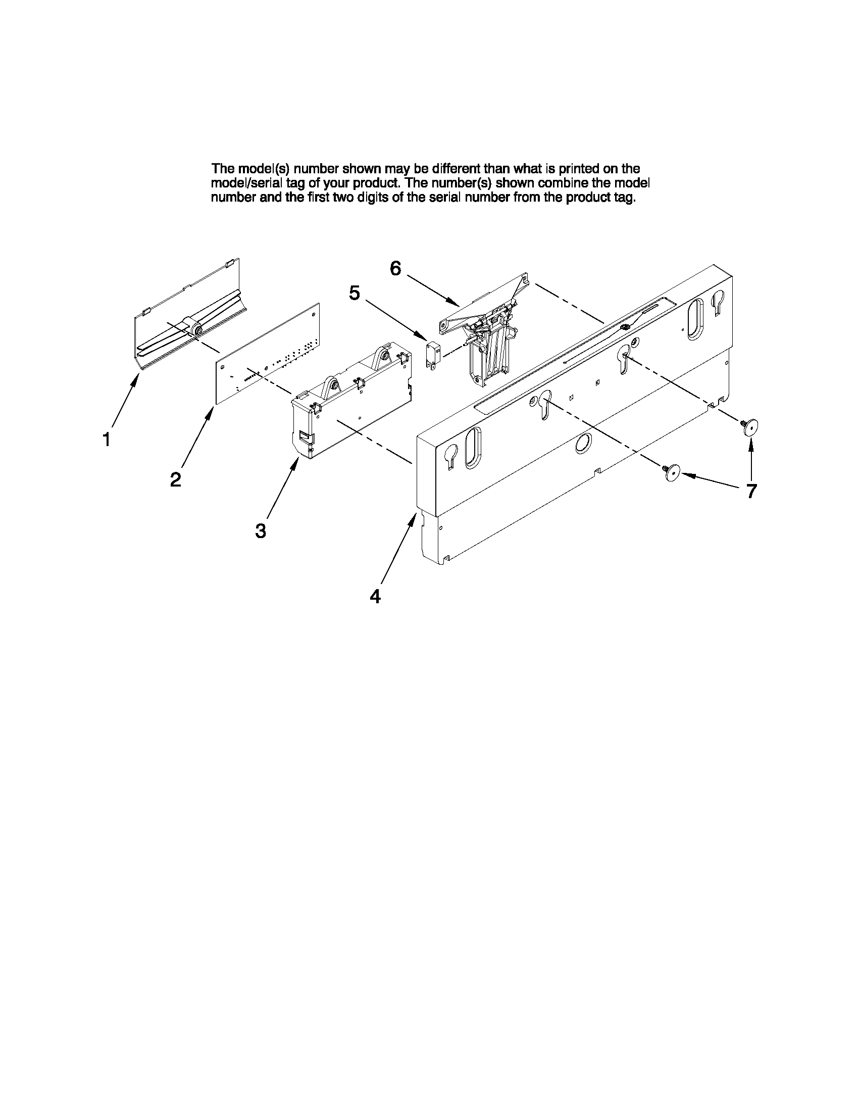 Control panel parts