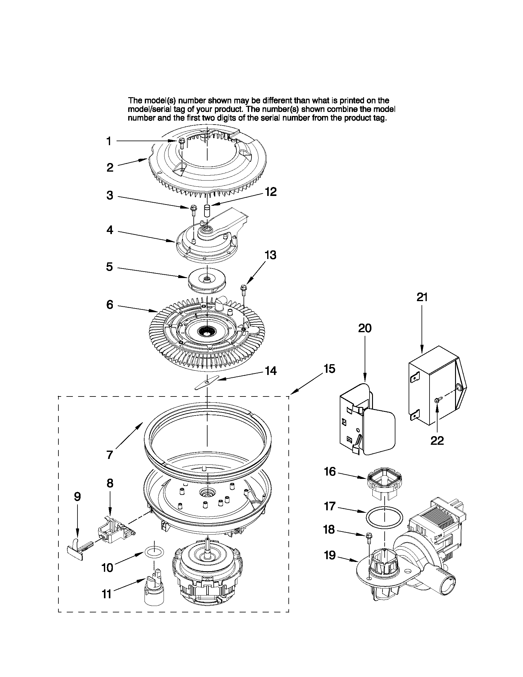 Pump and motor parts