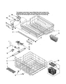 Upper and lower rack parts