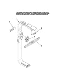 Upper wash and rinse parts