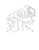 Oven door parts