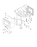 Oven door parts