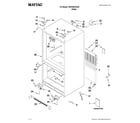 Maytag MFD2562VEW5 cabinet parts diagram