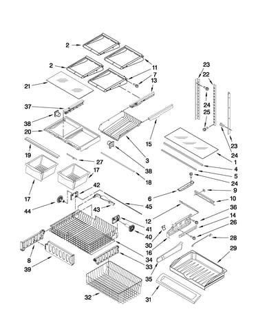 Shelf parts
