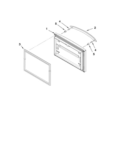 Freezer door parts