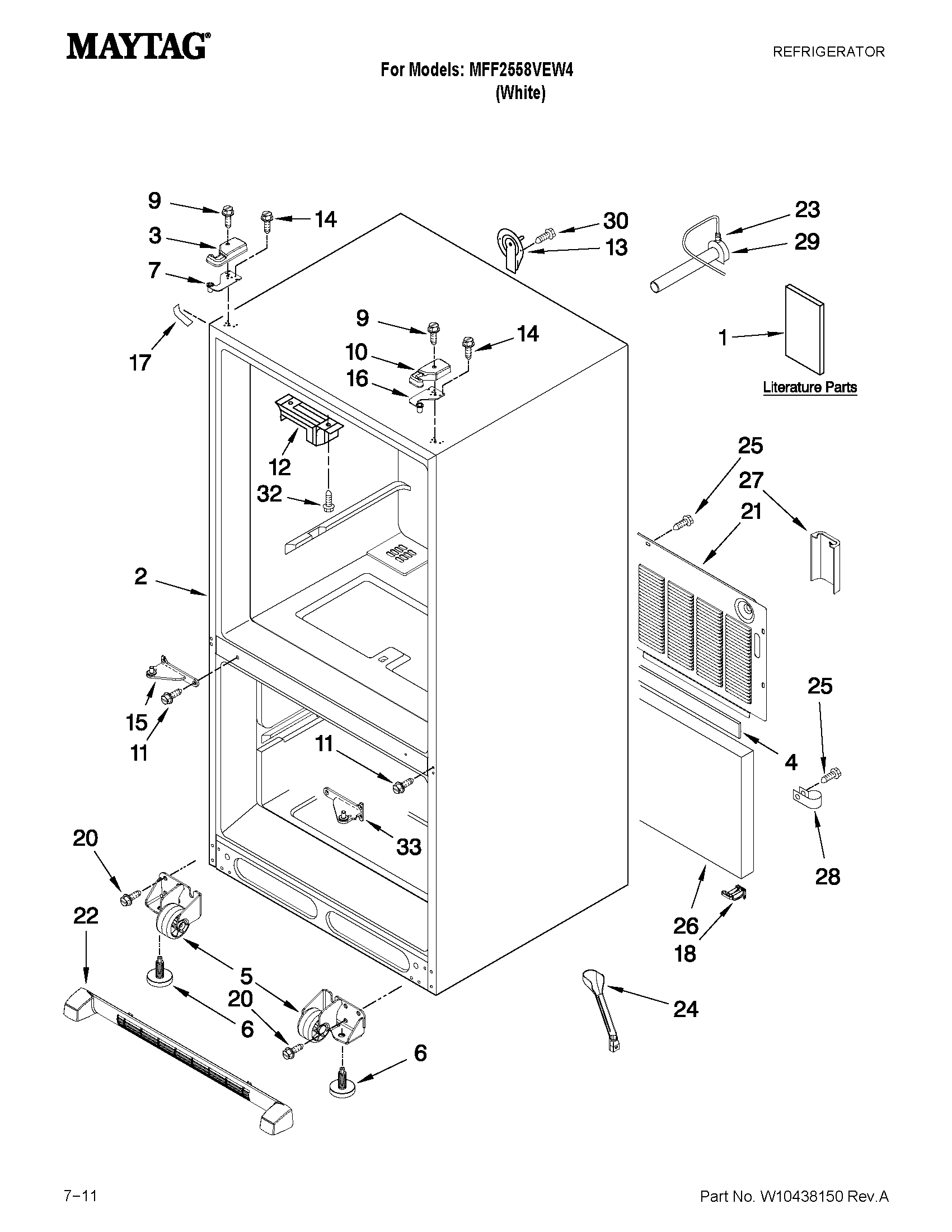 Cabinet parts