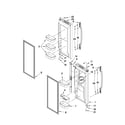 Maytag MFI2670XEW4 refrigerator door parts diagram