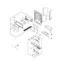 Maytag MFI2670XEW4 dispenser front parts diagram