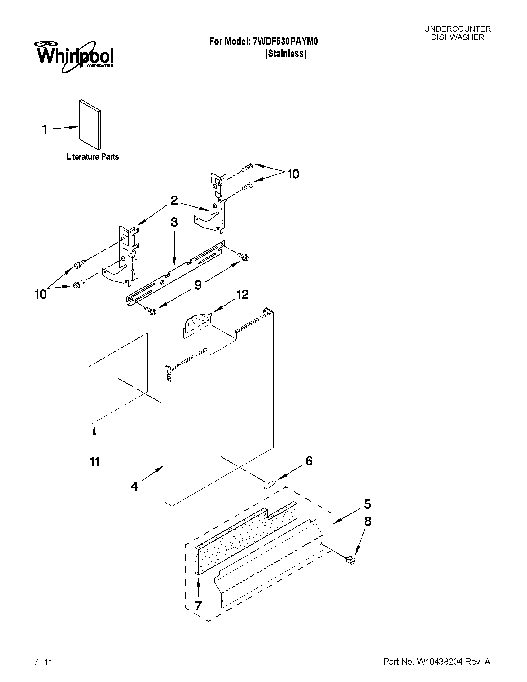 Door and panel parts