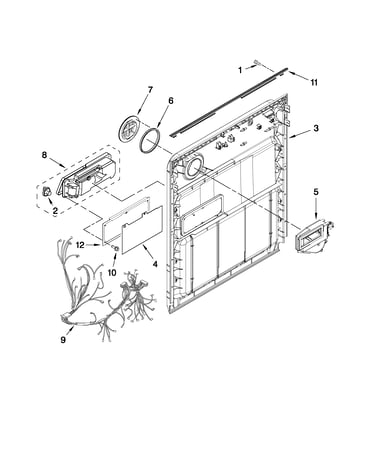 Inner door parts
