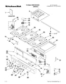 Cooktop, burner and grate parts